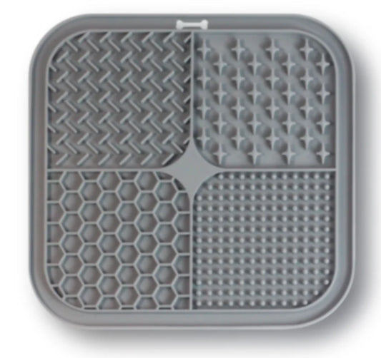 Pet Licking Mat Silicone Pet Food Suction Cup Licking Mat Slow Feeding Mat Anti-Choking Slow Food Basin