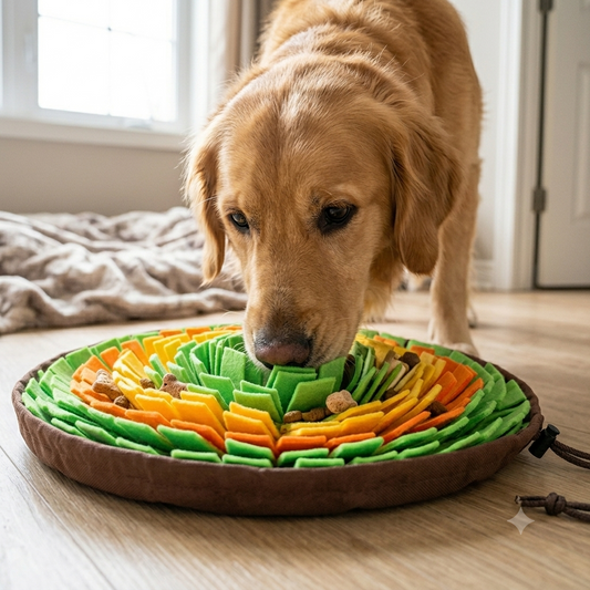 Snuffle Mat for Dogs - Foldable & Washable | 2-in-1 Slow Feeder & Snuffle Toy