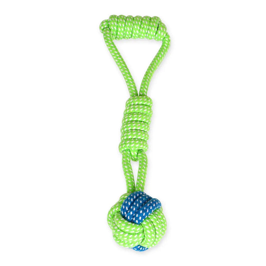 Dog Toy Grinding Teeth Clean Teeth Bite Resistant Rope Knot Small Medium Large Dog Teddy Puppy Cotton Rope Toy Ball Pet Supplies