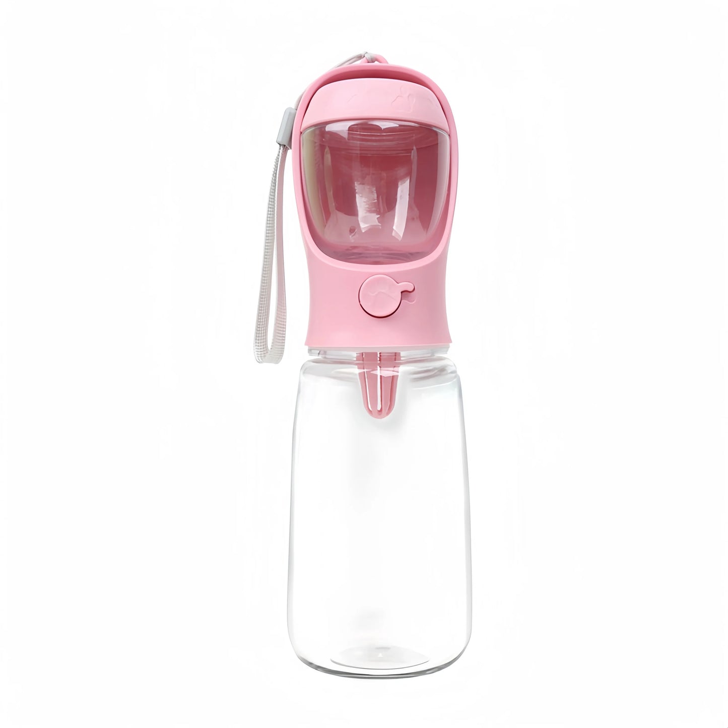2 In1 Portable Dog Cat Water Bottle with Storage Food and Water Container for Puppy Pets Dogs Feeder Bowl Outdoor Travel