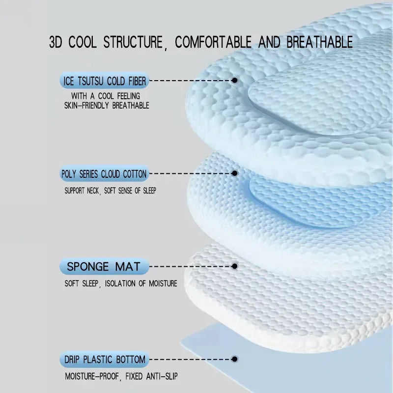 Cool Summer Pet Cooling Mat Ice Silk Breathable Cat Beds Matscushion Puppy Sleep Nest Kennel for Small Medium Dogs Cats Supplies