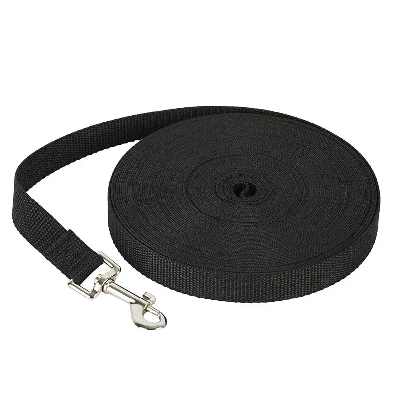 Long Nylon Pet Dog Leash for Small Big Dogs Cats Outdoor Hiking Puppy Lead Rope Strong Labrodor Traction Belt 1.5M 3M 10M 30M